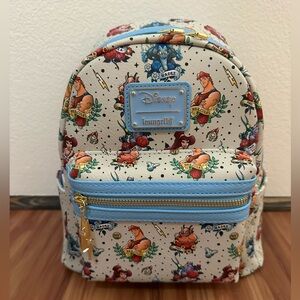 NWT Loungefly Disney Hercules exclusive AOP tattoo printed Backpack